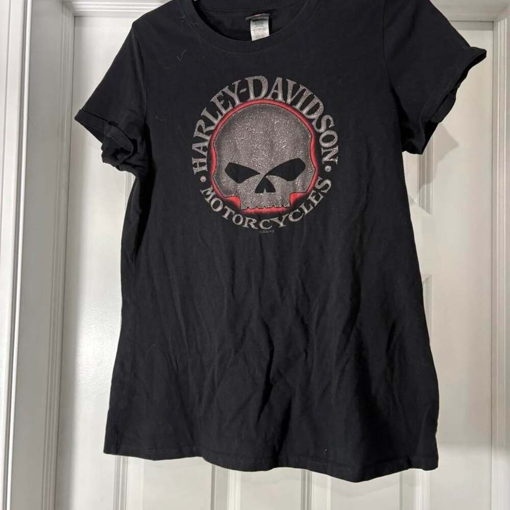 Harley-Davidson Farrow North Columbus Ohio Skull Graphic T-Shirt